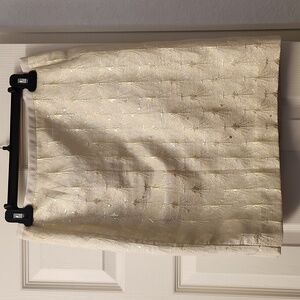 Women's Gold H&M Midi Skirt